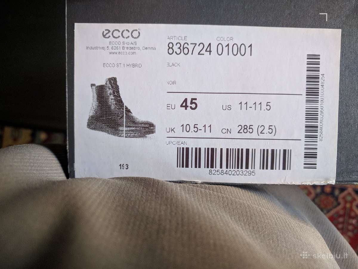 Ecco 45 odiniai batai - nuotraukos Nr. 4