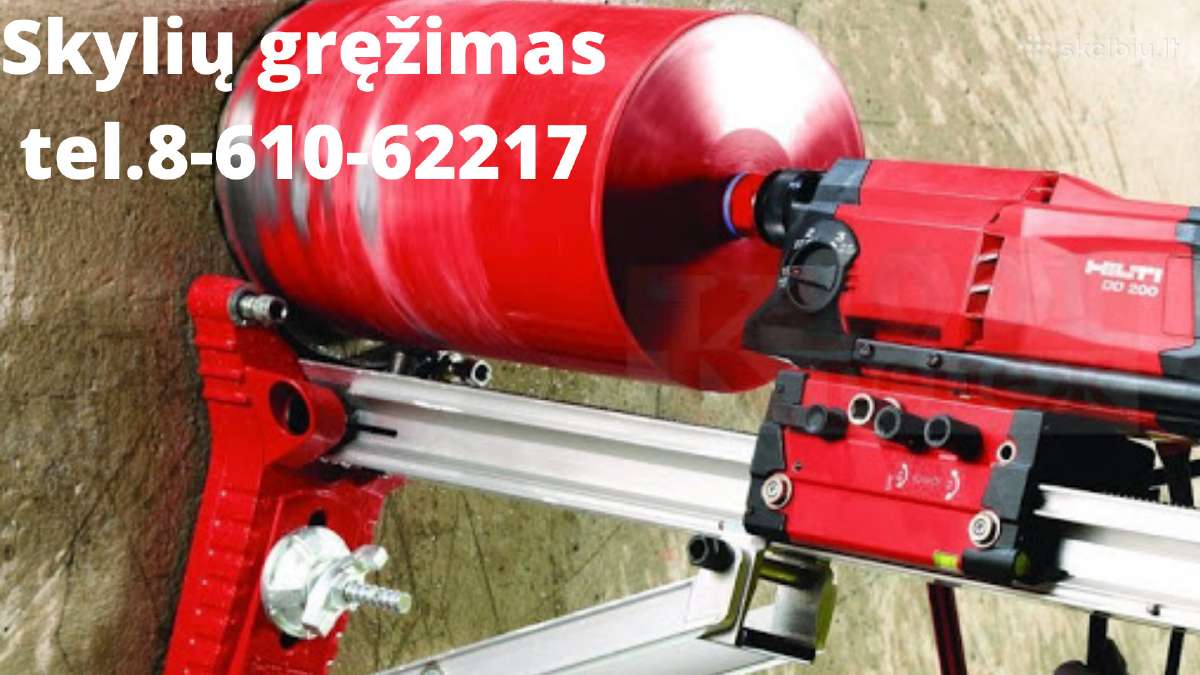Skylių gręžimas betone,gelžbetonyje, mūre,akmenyje - nuotraukos Nr. 2