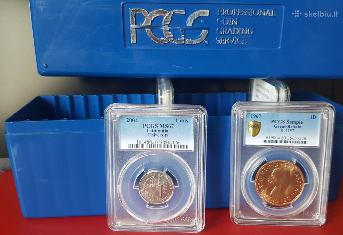 2004 m. 1 Litas Unc Ms67 Vilniaus universiteto 425 - nuotraukos Nr. 6