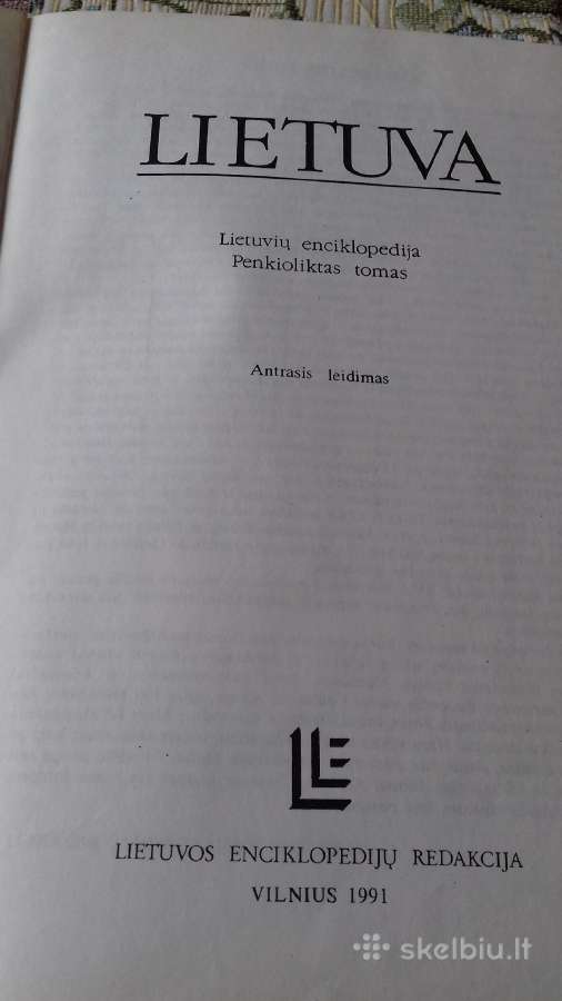 Lietuvių enciklopedija XV tomas - nuotraukos Nr. 2