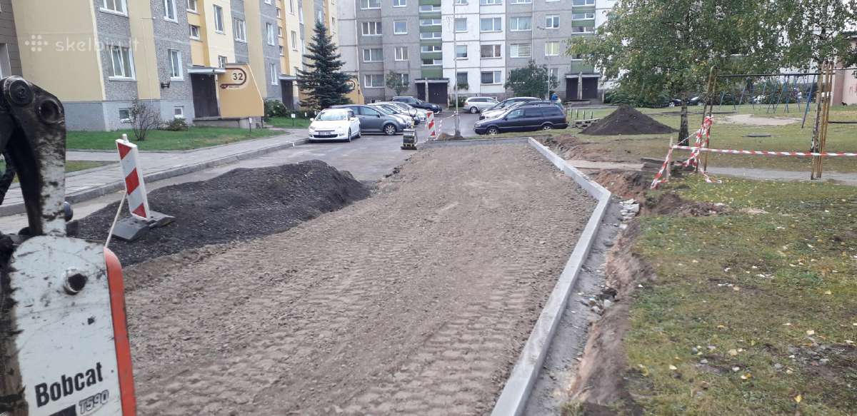 Aikštelių, kelių įrengimas, trinkelių klojimas - nuotraukos Nr. 9