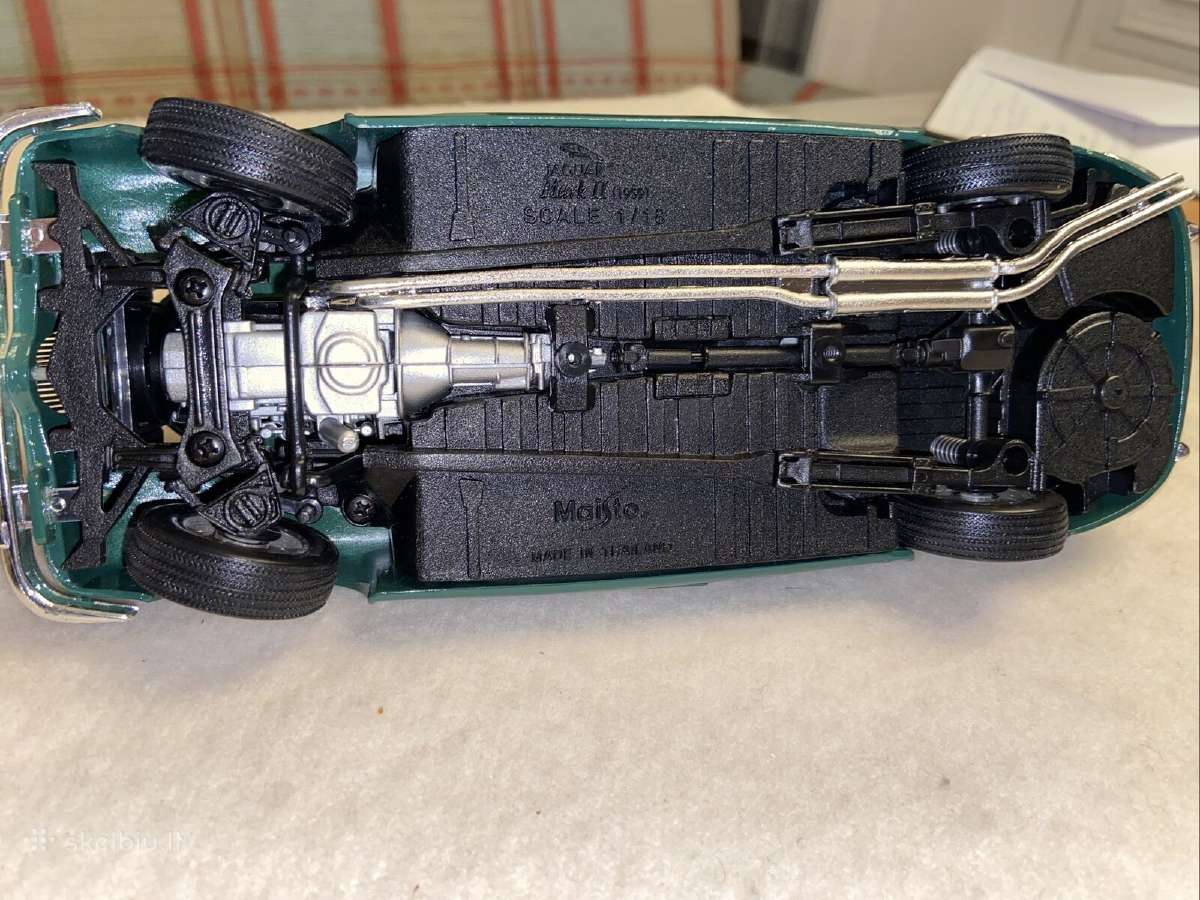 Jaguar Mark II 1:18 modelis kolekcinis modeliai - nuotraukos Nr. 5