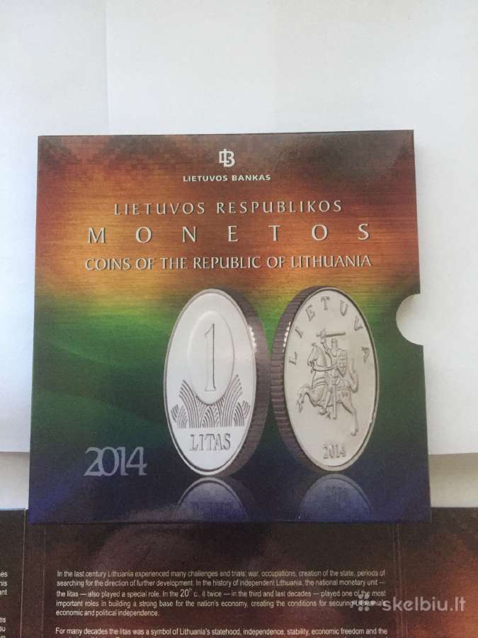 Paskutinis 2014m Litų rinkinys