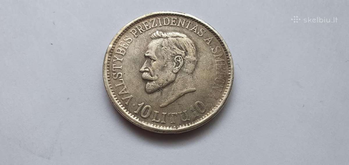1938 10 litu Smetona