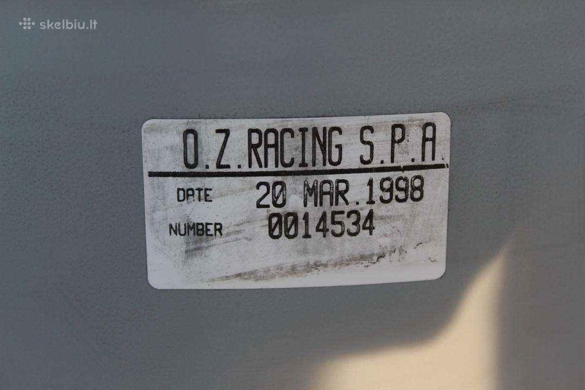 Parduodami Oz Racing Opera R17 ratlankiai 5x120 - nuotraukos Nr. 7
