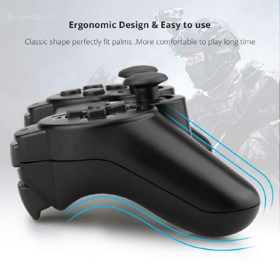 PS3 Bluetooth gamepad (nauji, yra keli vnt.) - nuotraukos Nr. 4