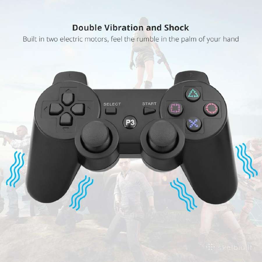PS3 Bluetooth gamepad (nauji, yra keli vnt.) - nuotraukos Nr. 5