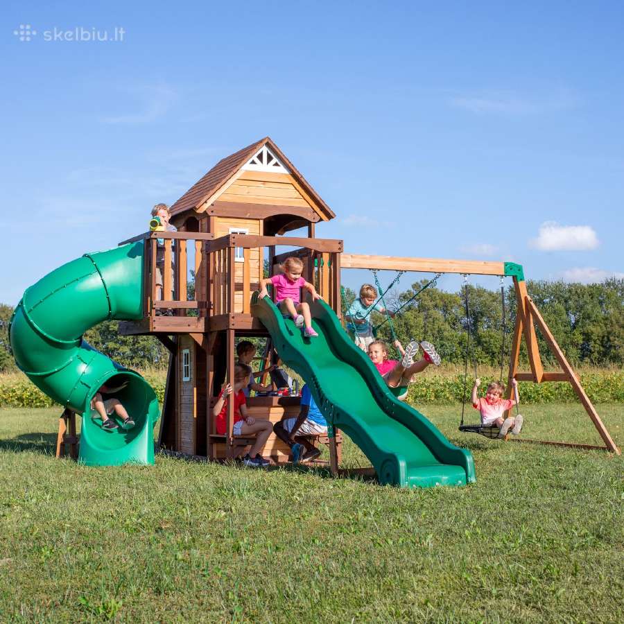 Vaikų žaidimo aikštelės laukui Woodlit kedras
