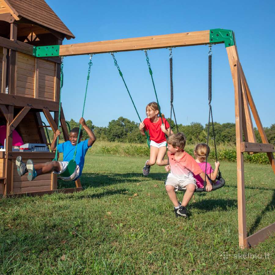 Vaikų žaidimo aikštelės laukui Woodlit kedras - nuotraukos Nr. 11