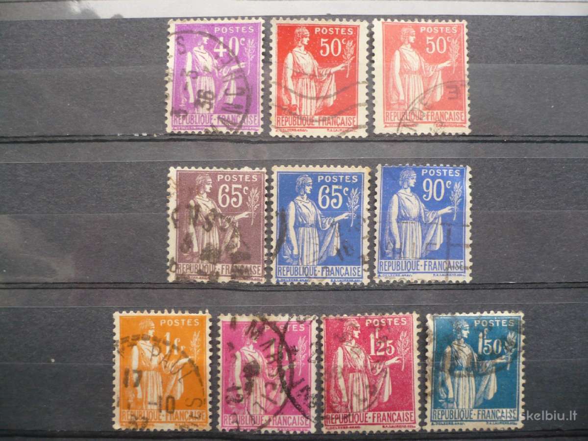 1932-1942 Nauji dienos antspaudai , rinkinys