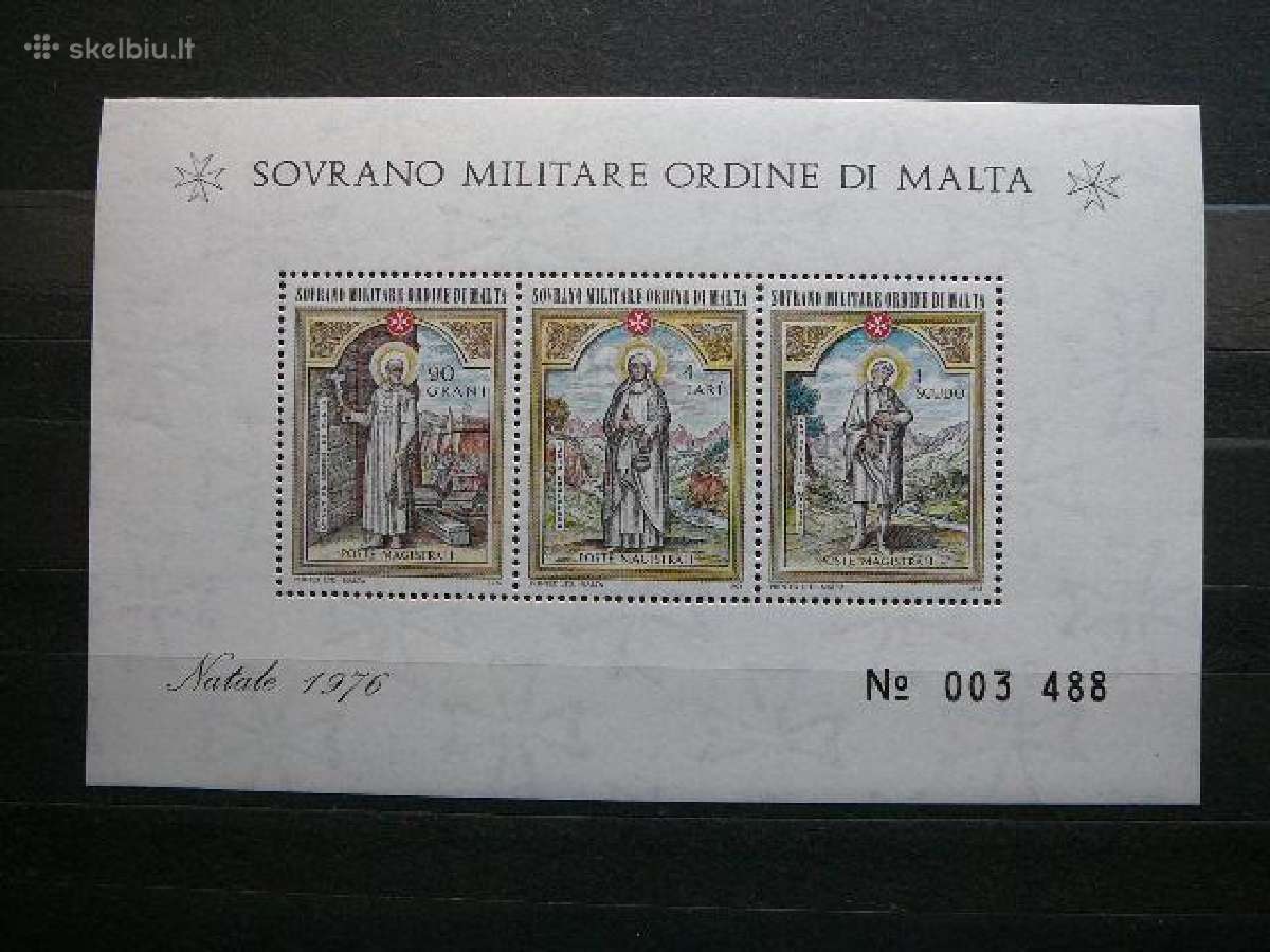 Sv. Kaledos Maltos Ordinas Mnh mt251s
