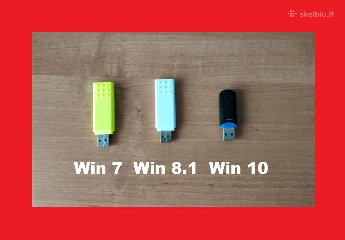Windows 11/10 - #Paruošti instaliuoti Usb
