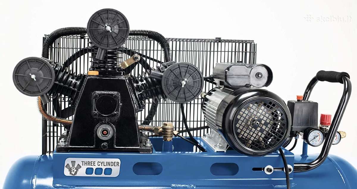 Scheppach Hc550tc,kompresorius 3 cilindrai 230v - nuotraukos Nr. 5