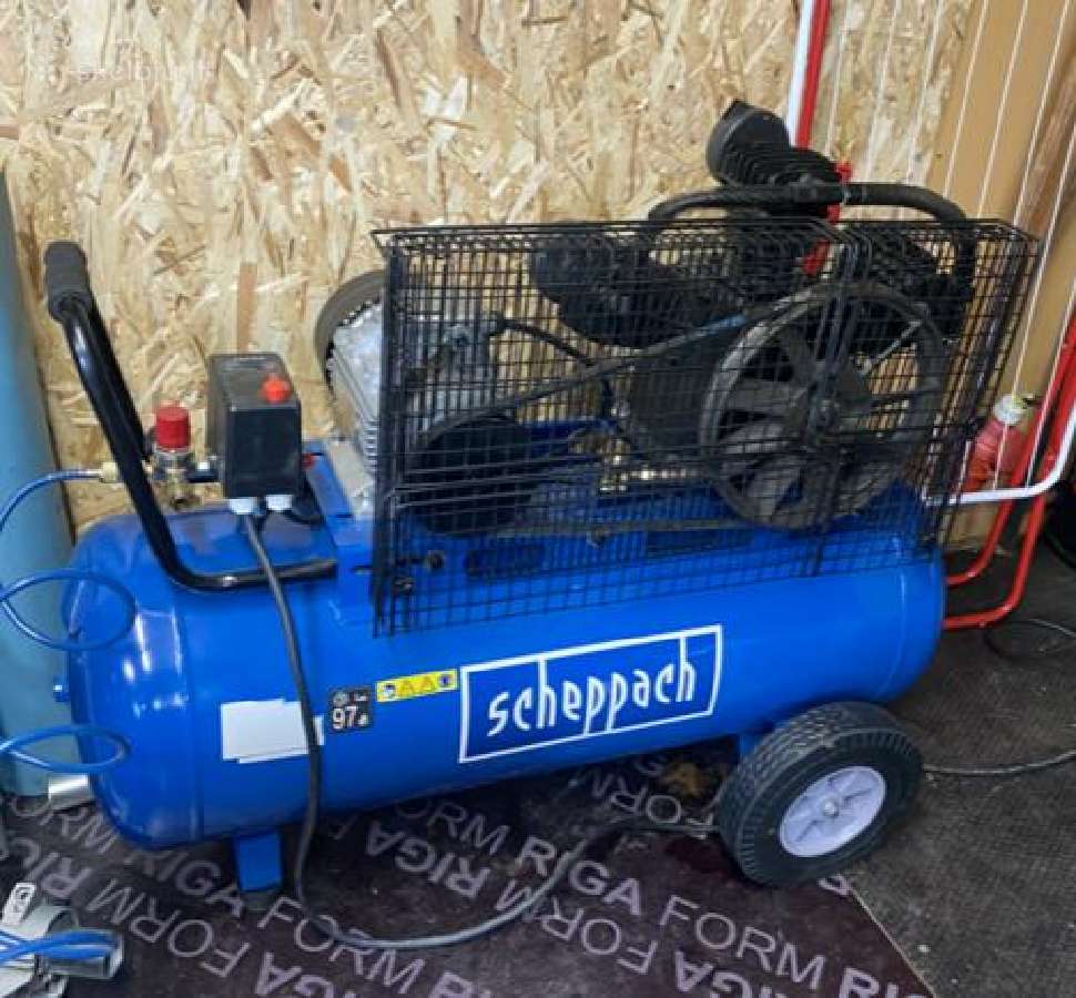 Scheppach Hc550tc,kompresorius 3 cilindrai 230v - nuotraukos Nr. 2