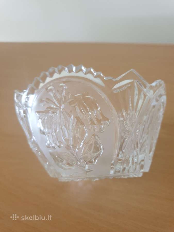 Krištolinė vazelė/saldaininė - nuotraukos Nr. 8