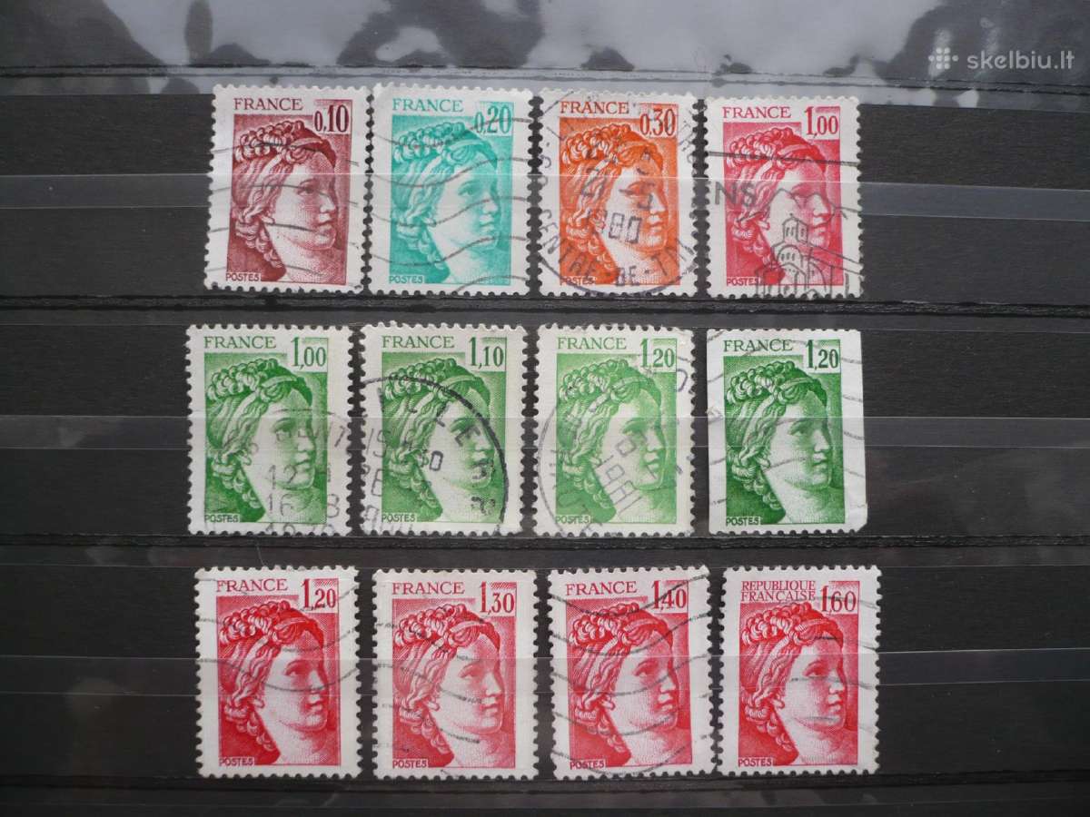 1977- 1981 m. „sabine“ - naujos vertybės, rinkinys