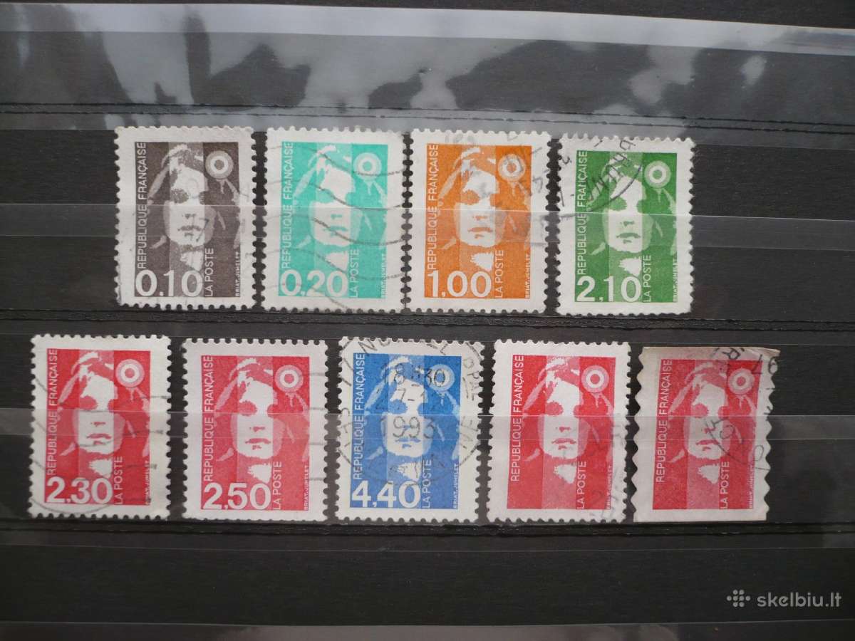 1990 - 1996m „marianne“- naujos vertybės, rinkinys