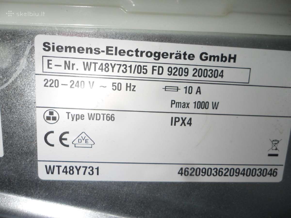 Dziovykle Siemens Iq800 - nuotraukos Nr. 5
