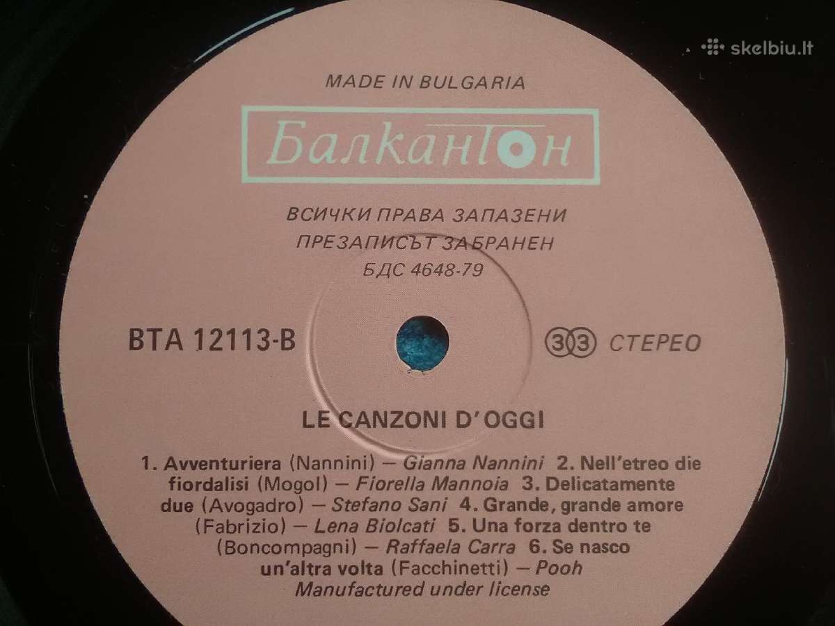 Canzone Di Oggi