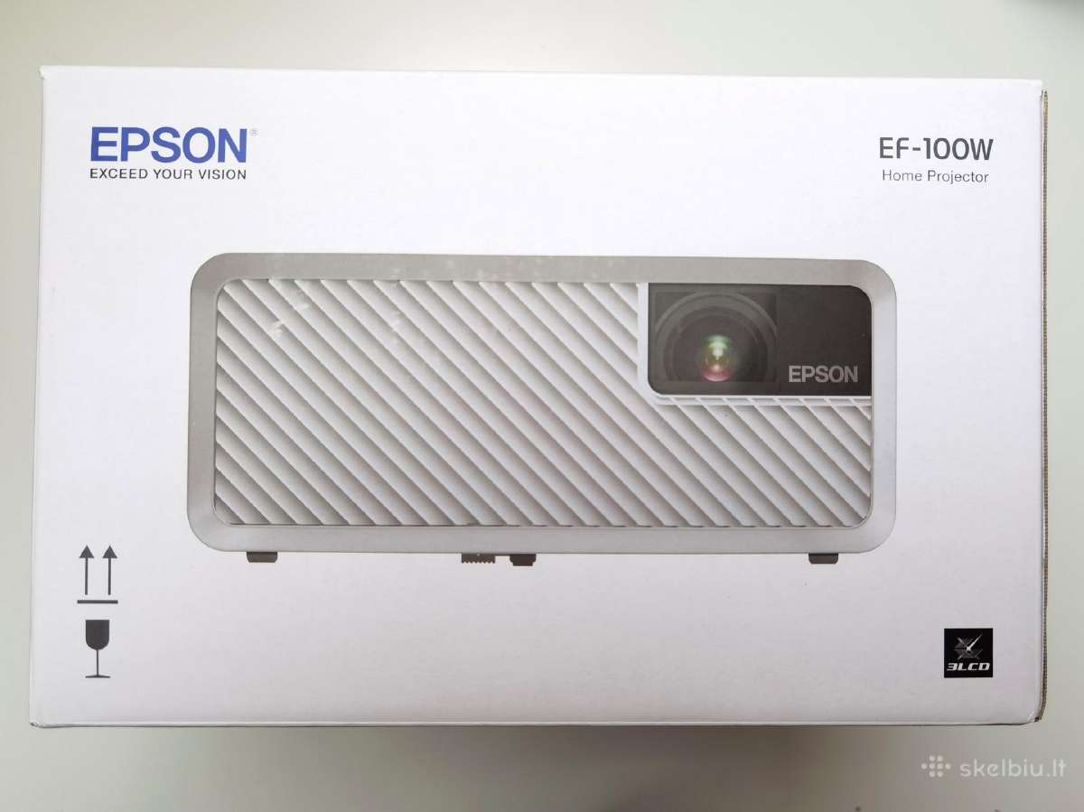 Lazerinis išmanus Epson Ef-100w projektorius