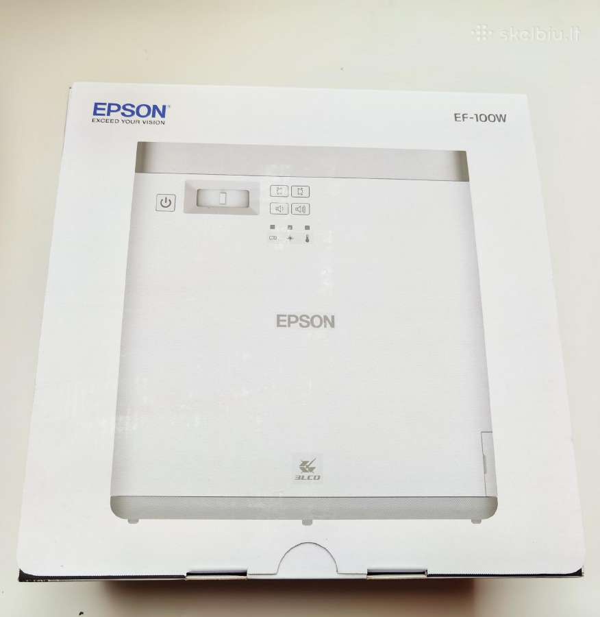 Lazerinis išmanus Epson Ef-100w projektorius - nuotraukos Nr. 2