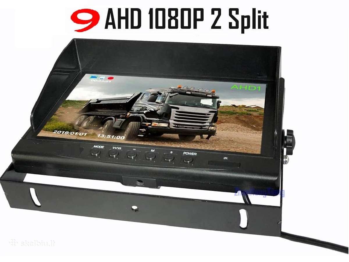 LCD monitorius ir Galinio vaizdo kamera Full HD - nuotraukos Nr. 4