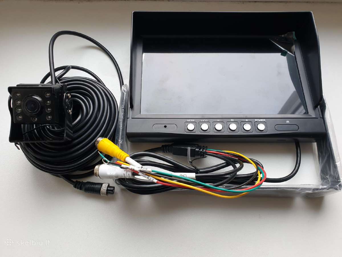 LCD monitorius ir Galinio vaizdo kamera Full HD - nuotraukos Nr. 6