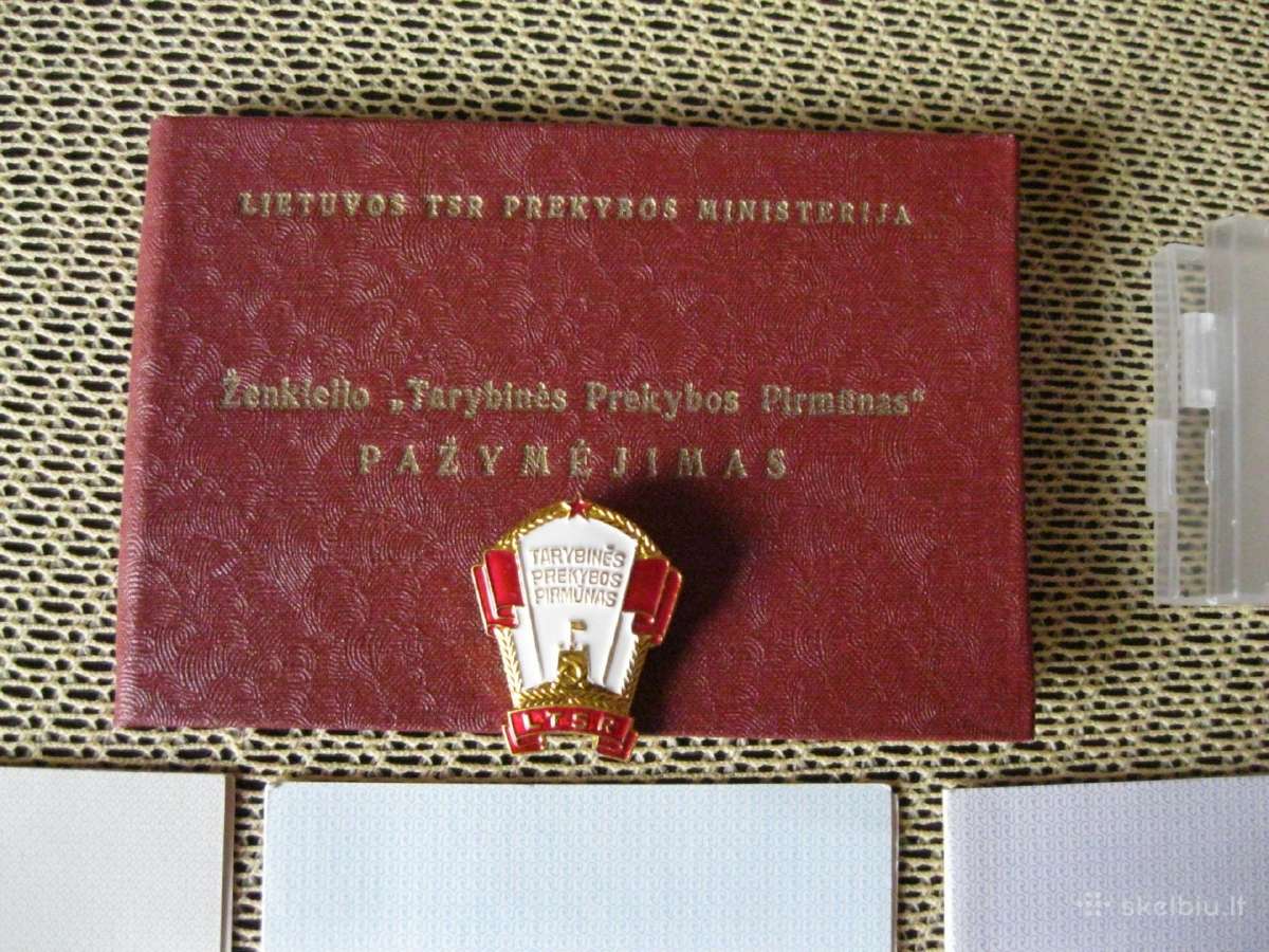 CcccCCCP - Ltsr zenklai su dokumentais .zr. foto. - nuotraukos Nr. 3