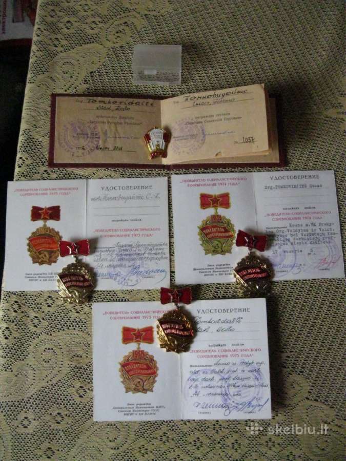 CcccCCCP - Ltsr zenklai su dokumentais .zr. foto.