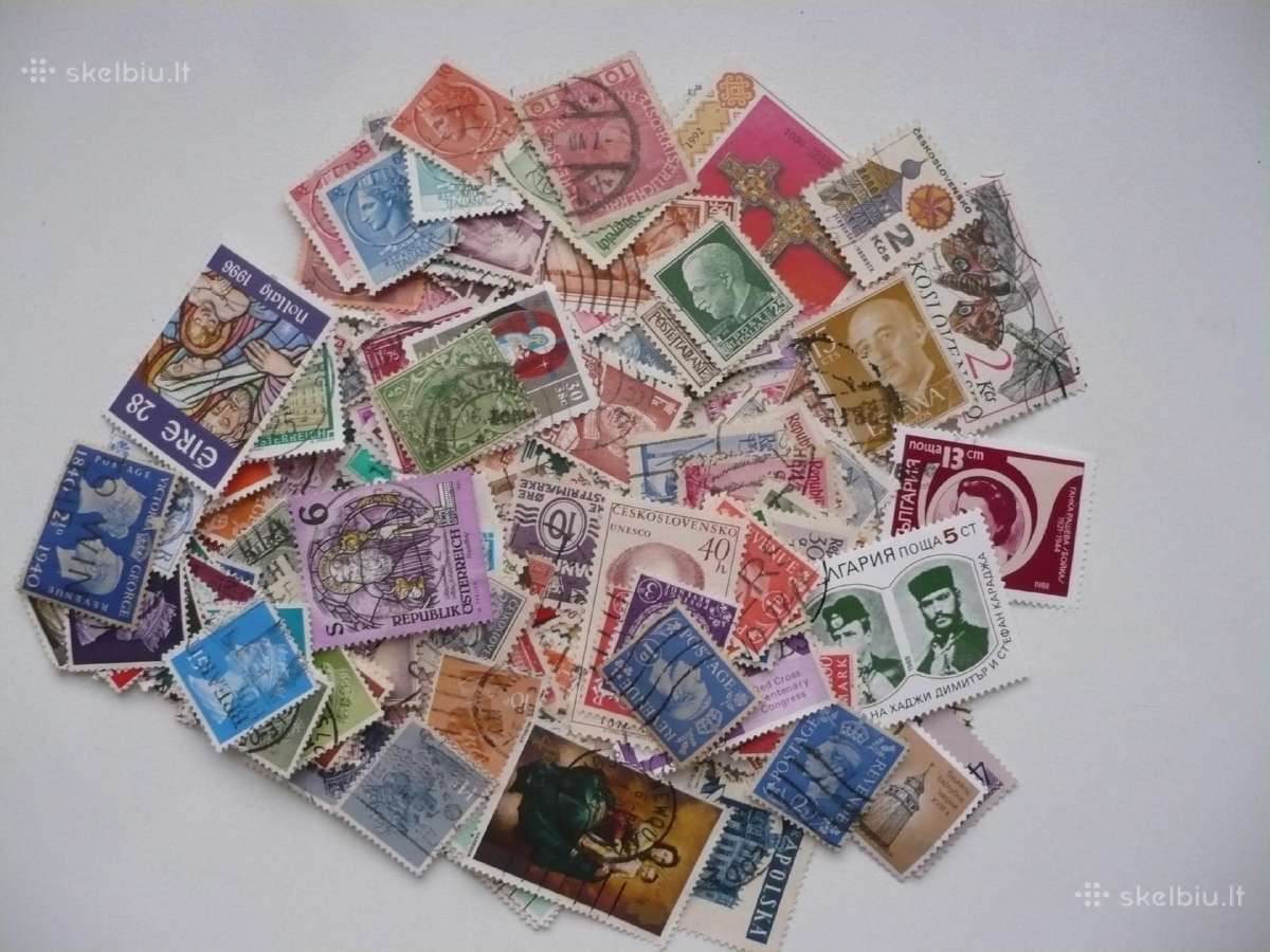 Skirtingu pašto ženklu rinkinys Nr10 , 600 vnt