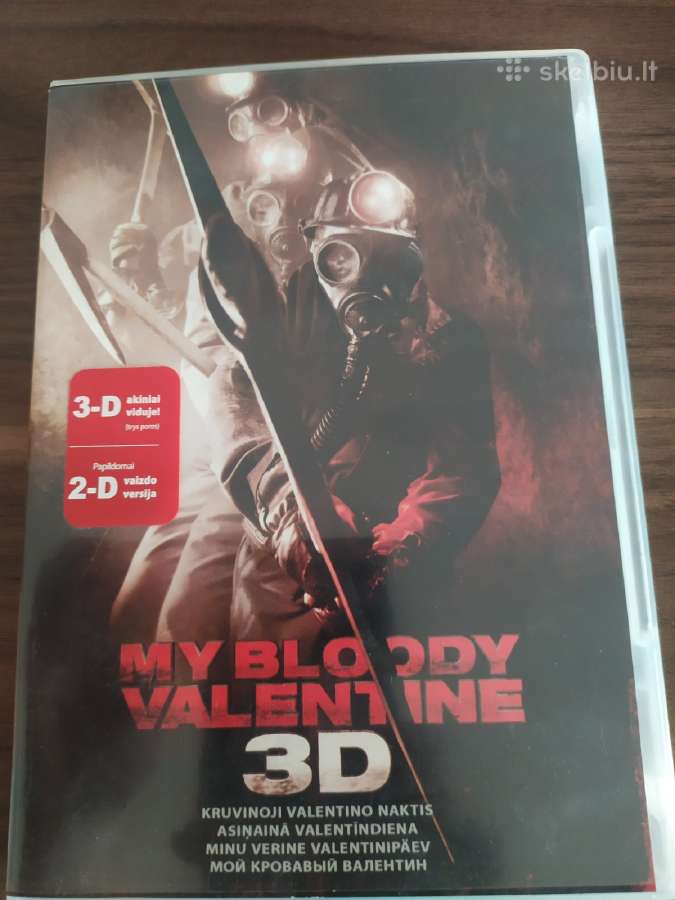 Dvd su 3D filmu ir 3D akiniais