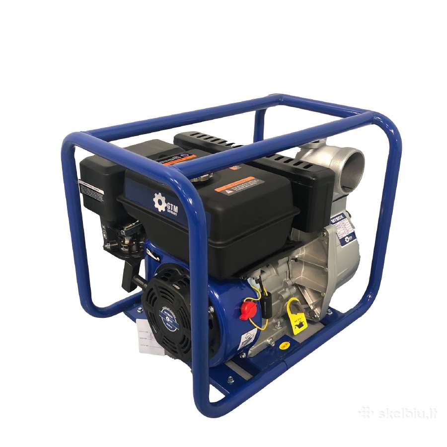 Benzininis vandens siurblys 10hp Mt80x 65m3/h - nuotraukos Nr. 3