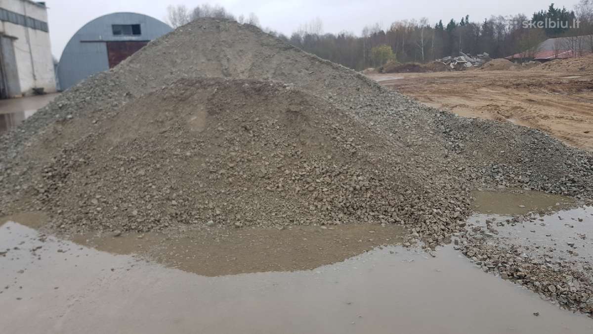 Žvyras Smėlis Skalda Juodžemis Atsijos Malkos - nuotraukos Nr. 4