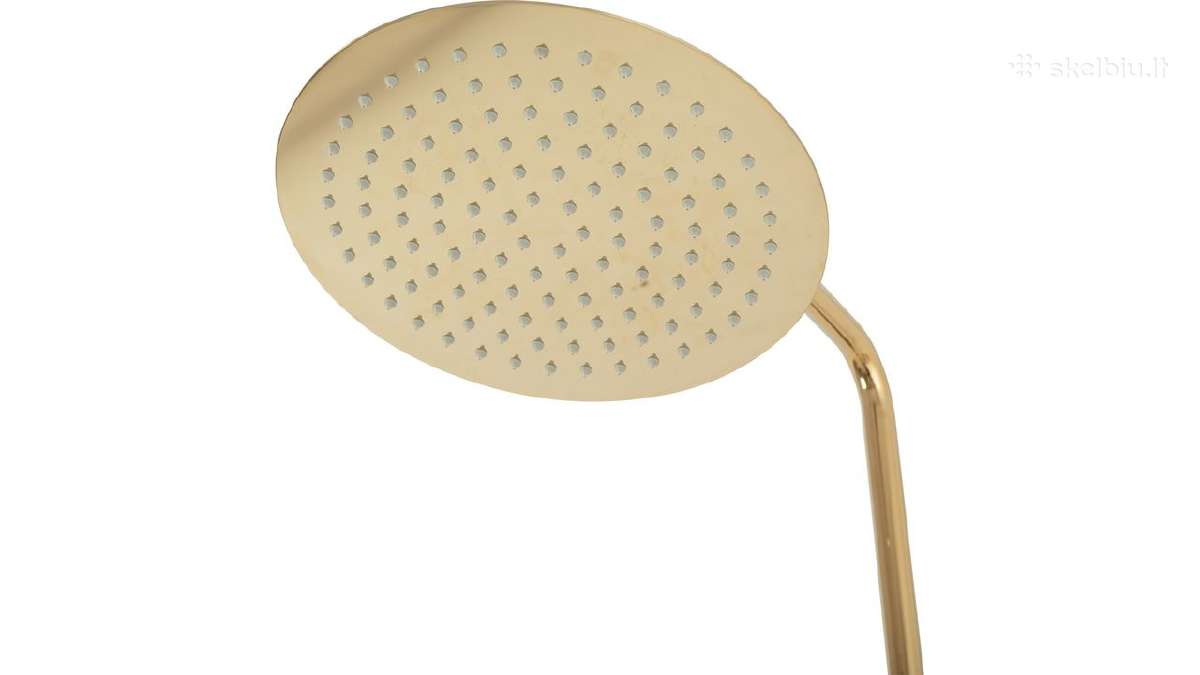 Auksinis termostatinis Dušo maišytuvas Lungo Gold - nuotraukos Nr. 5