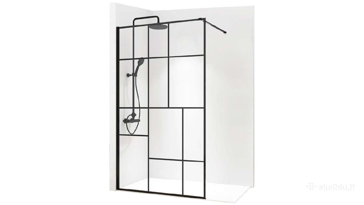 Juoda Dušo sienelė Rea Bler 2 Black 90-120cm - nuotraukos Nr. 3