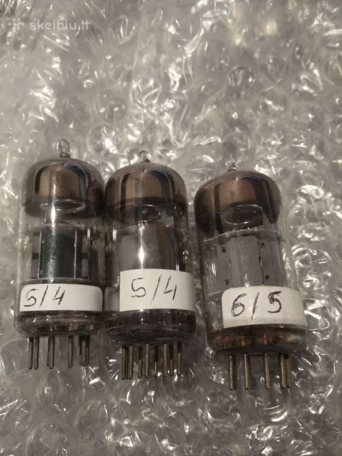 Lempos ecc85(6aq8) telefunken!(trio) - nuotraukos Nr. 2