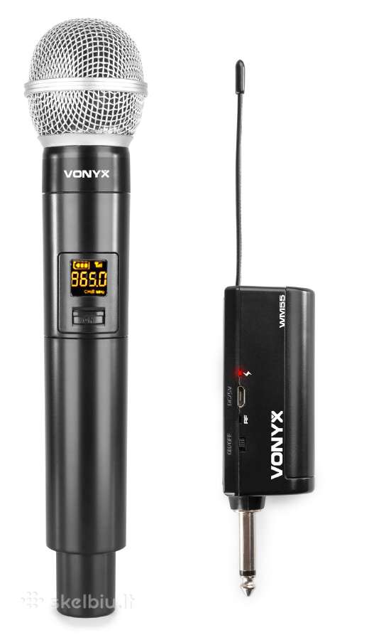 Bevielis mikrofonas Vonyx Wm55 Plug-and-play Uhf - nuotraukos Nr. 2
