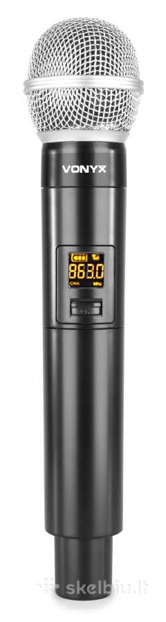 Bevielis mikrofonas Vonyx Wm55 Plug-and-play Uhf - nuotraukos Nr. 4
