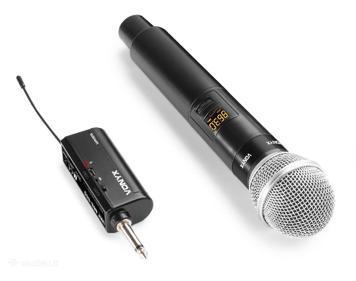 Bevielis mikrofonas Vonyx Wm55 Plug-and-play Uhf - nuotraukos Nr. 2
