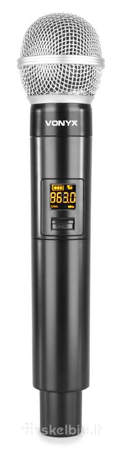 Bevielis mikrofonas Vonyx Wm55 Plug-and-play Uhf - nuotraukos Nr. 4