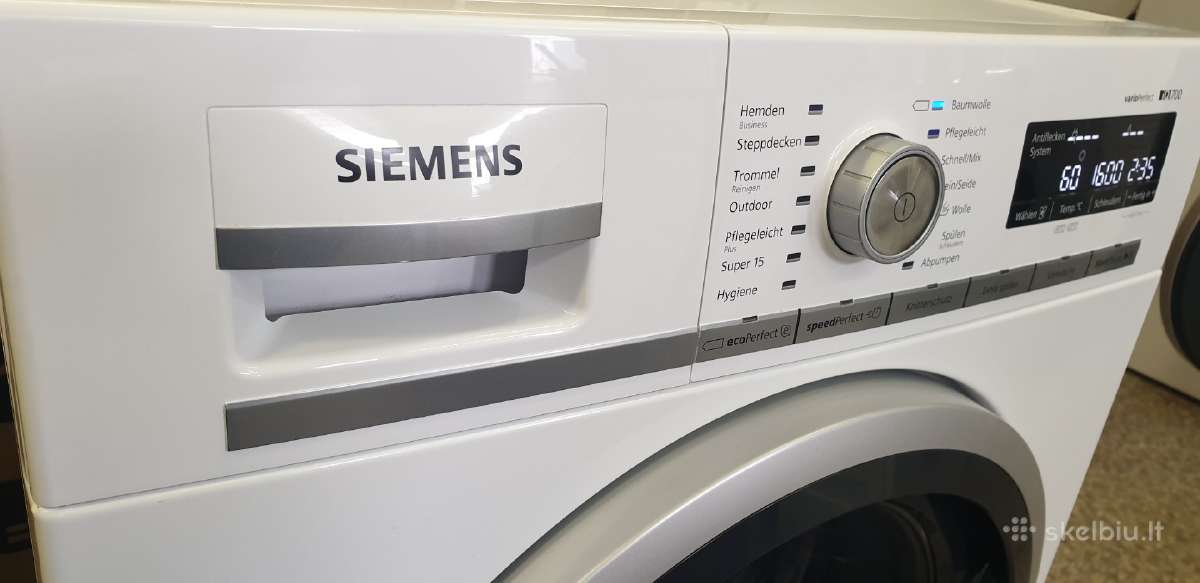 Siemens iq700 isensoric (2019m.) 8kg A+++ (-30%) - nuotraukos Nr. 2