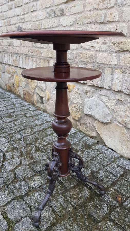 Vintažinis tikmedžio staliukas - nuotraukos Nr. 8