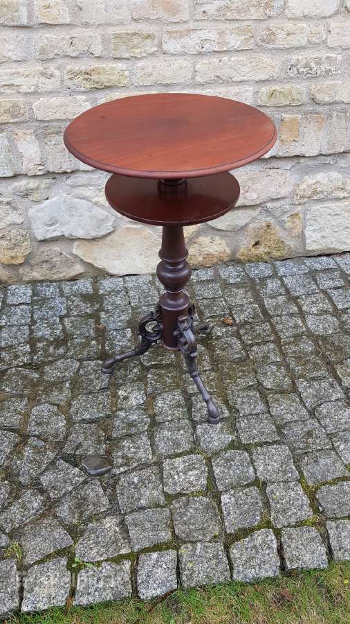Vintažinis tikmedžio staliukas - nuotraukos Nr. 14