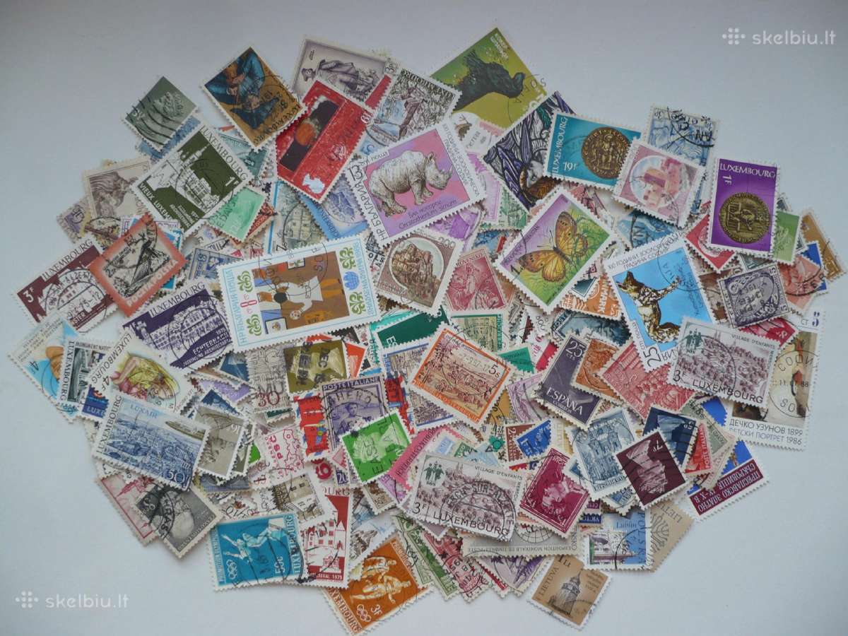 Skirtingu pašto ženklu rinkinys Nr5 , viso 425vnt