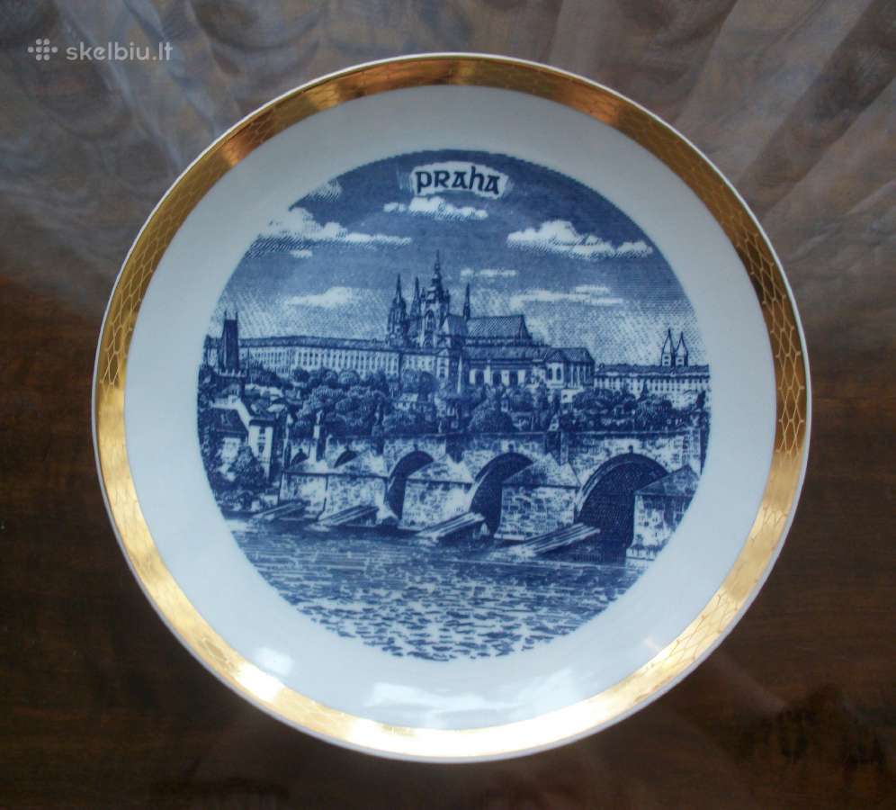 Bohemia porcelianas - lėkštė "Praha"