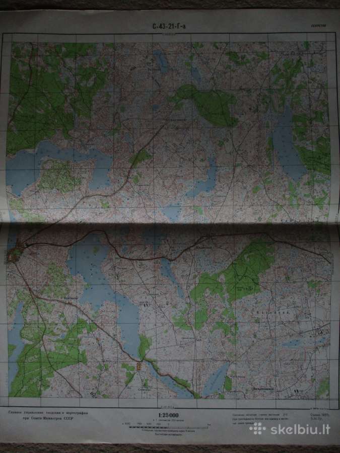 Seni topografiniai žemėlapiai - nuotraukos Nr. 7