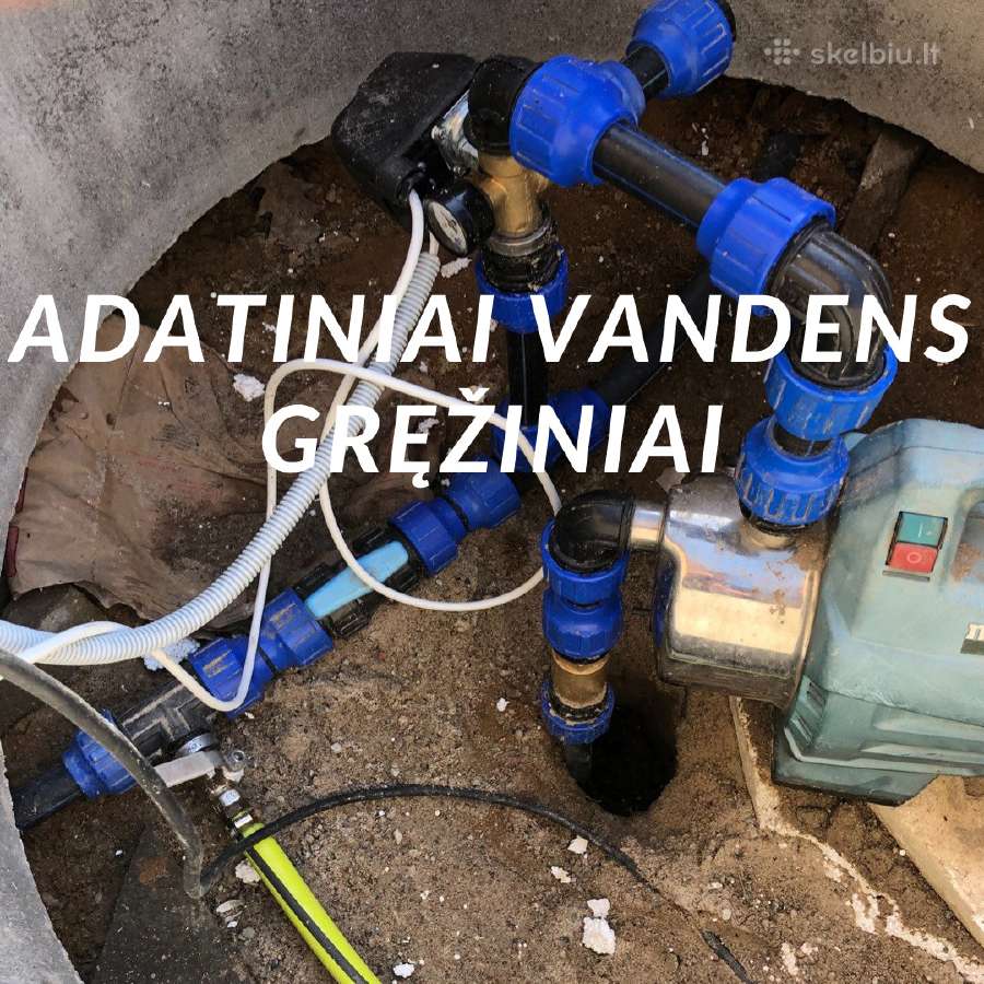 Mini gręžiniai / vandens adata, kaina tik 750€