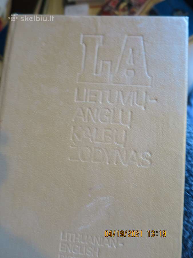 Lietuvių-anglų kalbų žodynas