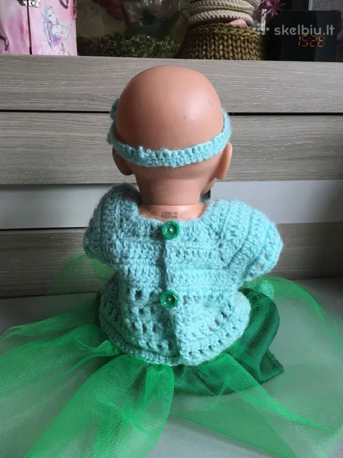 Rankų darbo rūbeliai, tinkantis lėlėi 43cm - nuotraukos Nr. 12
