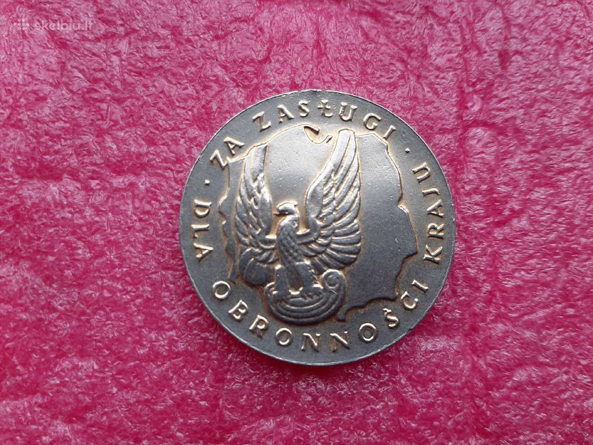 Lenkijos medaliai 2vnt. uz 3€